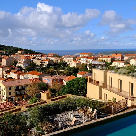 Hotel Mylos - Cargese, Piscine Interieure Et Exterieure Cargese
