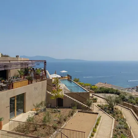 Mylos - Cargese, Piscine Interieure Et Exterieure 酒店 卡尔热斯