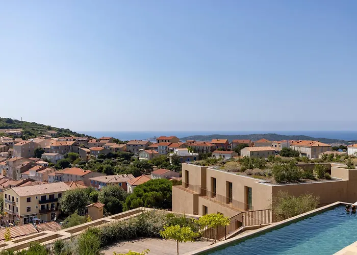 Mylos - Cargese, Piscine Interieure Et Exterieure 4* Cargèse